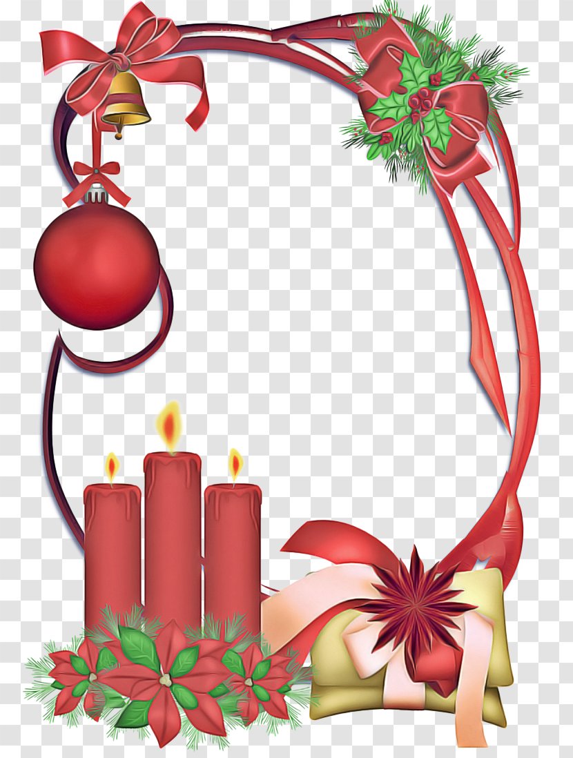 Christmas Picture Frame - Flower - Plant Transparent PNG