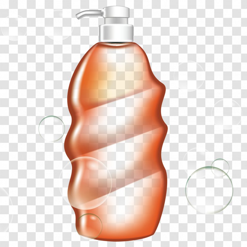 Glass Bottle Plastic Liquid - Drinkware - Vector Shampoo Bubble Transparent PNG