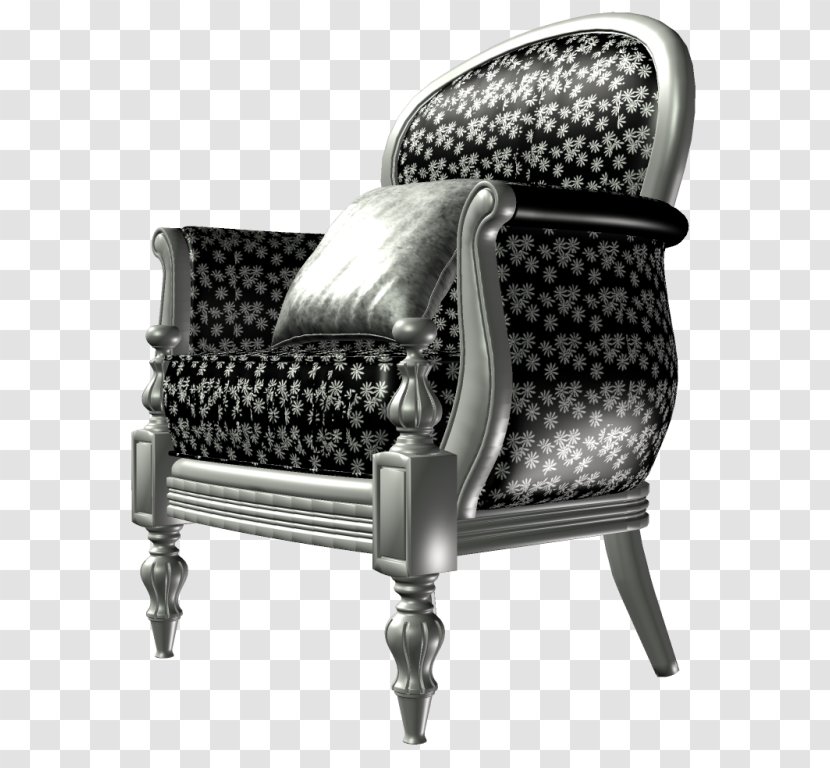Club Chair Armrest - Silhouette - Design Transparent PNG