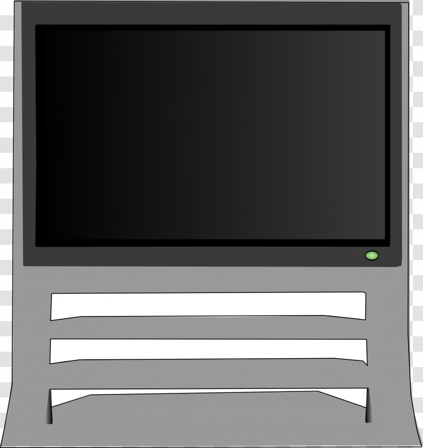 Television Set Flat Panel Display Clip Art - Vintage Tv Transparent PNG