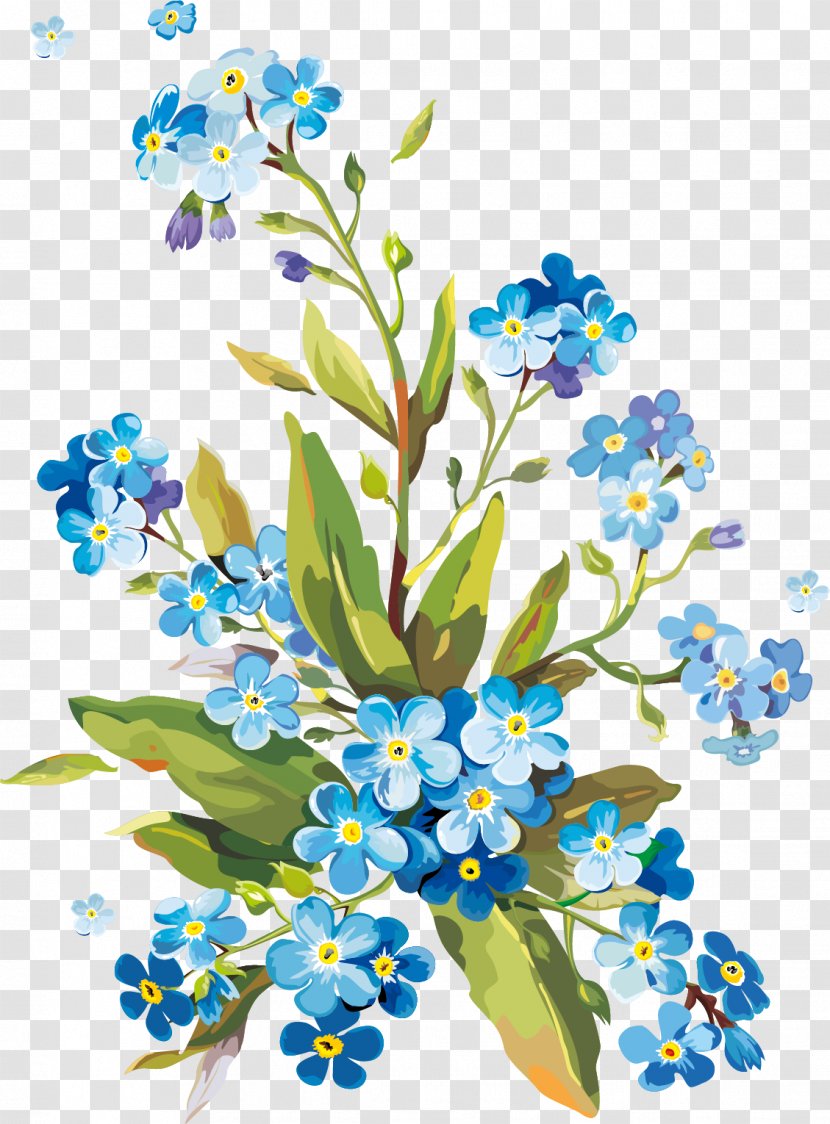Flower Gouache Watercolor Painting - Spring Transparent PNG