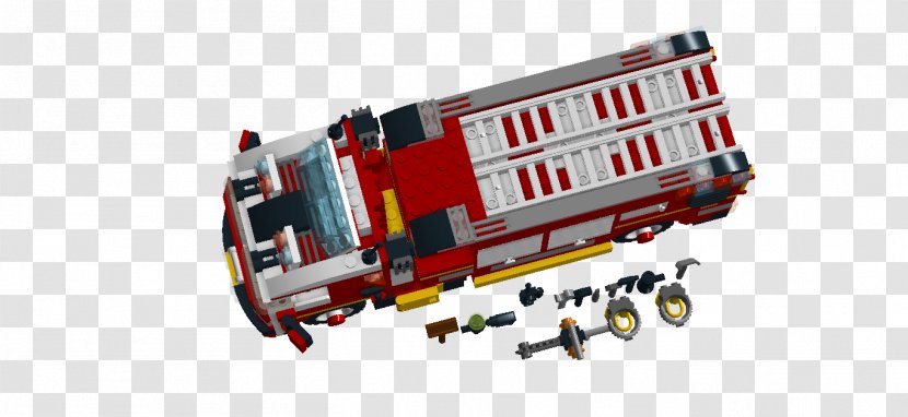 Motor Vehicle Toy Car LEGO Fire Engine - Lego Ideas Transparent PNG