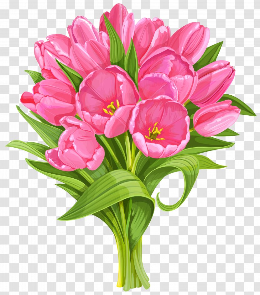 Flower Bouquet Tulip Clip Art - Petal - Tulips Transparent Transparent PNG