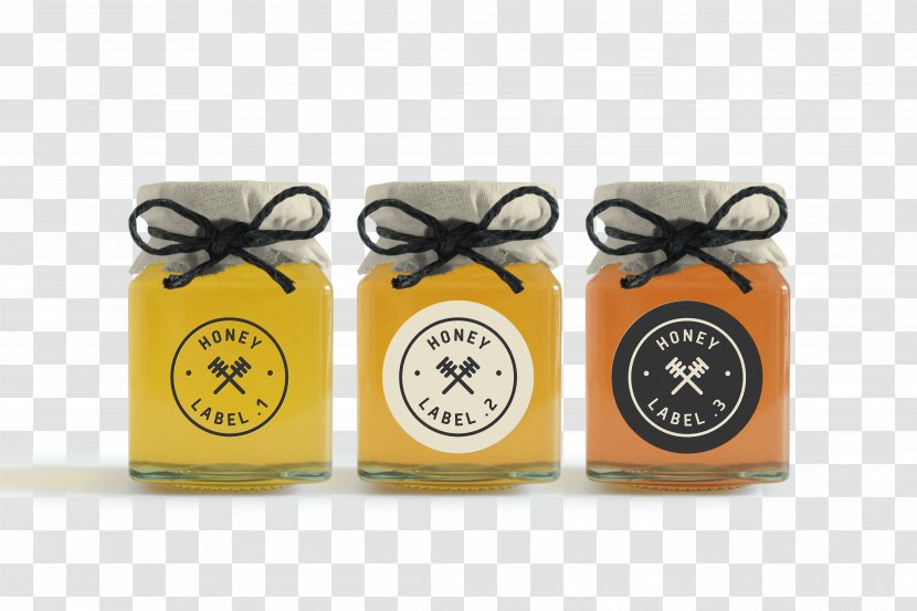 Mockup Jar Honey - Packaging And Labeling - Simple Jam Transparent PNG