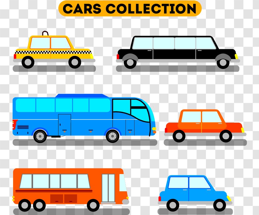 Bus Cartoon - Toyota Coaster - Microvan Auto Part Transparent PNG