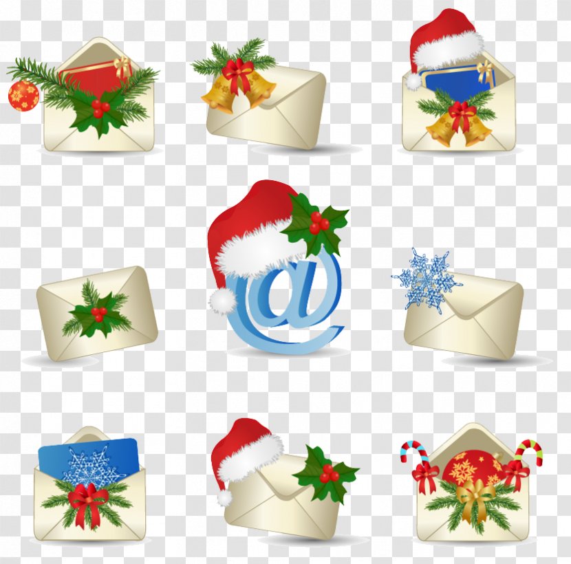Christmas Card Icon - Food - Theme Envelopes Transparent PNG