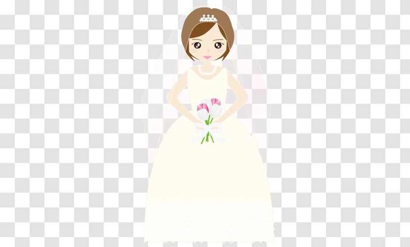 Gown Illustration Shoulder Cartoon Character - Girly Easter Transparent PNG