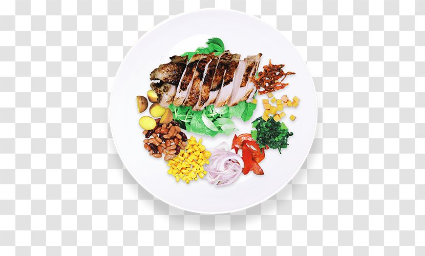 Dish Plate Garnish Recipe Meat - Dishware Transparent PNG