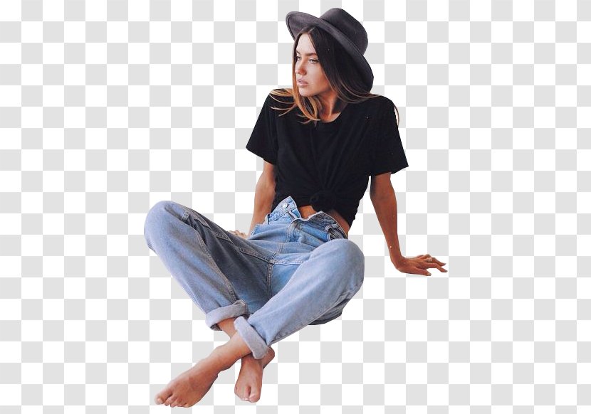 T-shirt Clothing Fashion Mom Jeans Casual - Boyfriend Transparent PNG