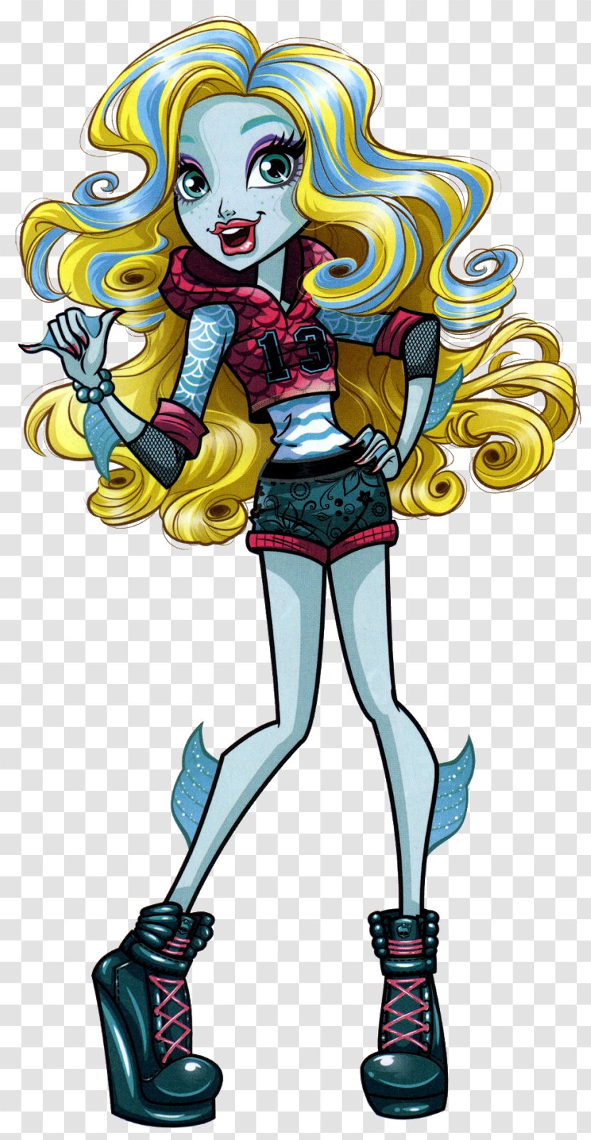 Frankie Stein Lagoona Blue Monster High Doll - Art Transparent PNG