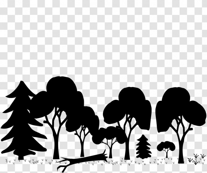 Silhouette Forest Clip Art - Photography Transparent PNG