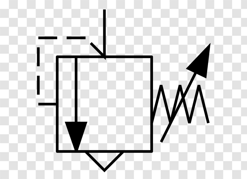 Relief Valve Pressure Regulator Control Valves Piping And Instrumentation Diagram - Symbol Transparent PNG