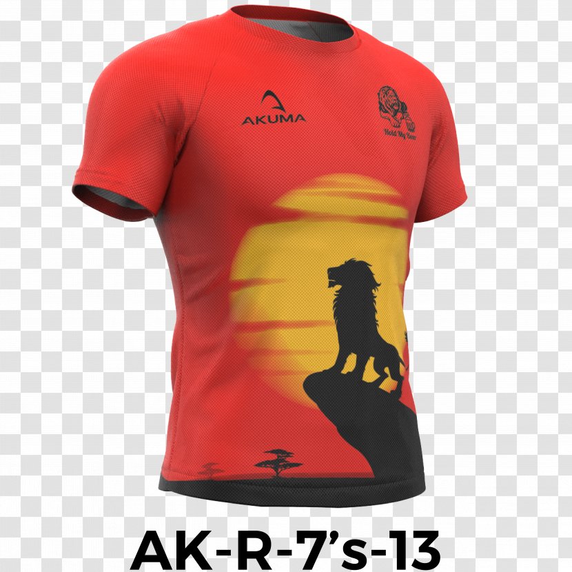 Jersey T-shirt South Africa National Rugby Union Team 2018 Super Season Crusaders - Red Transparent PNG
