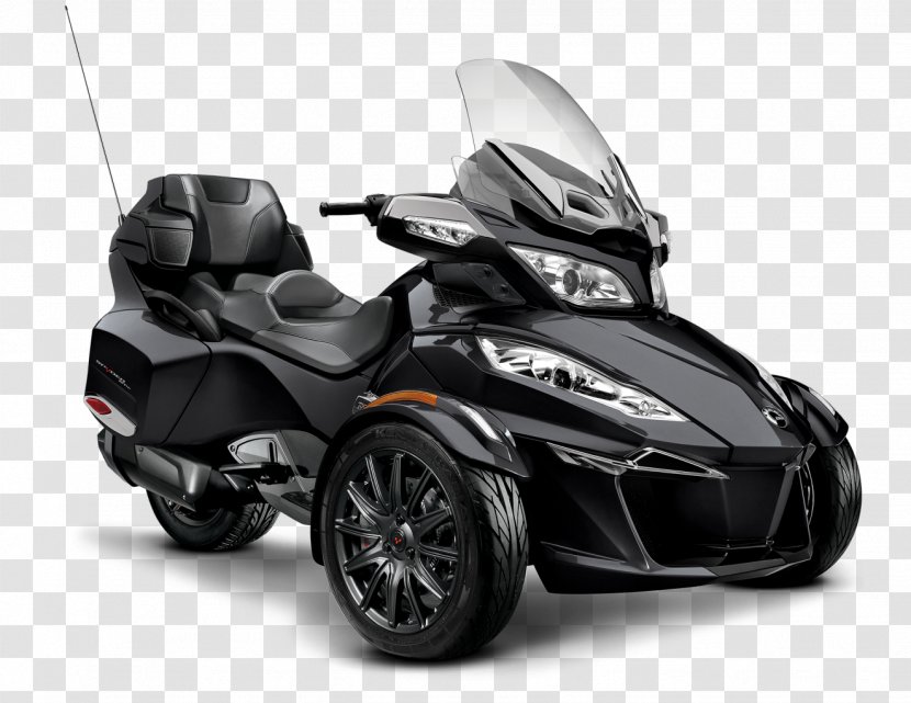 BRP Can-Am Spyder Roadster Motorcycles Car Three-wheeler - Motorized Tricycle - Motorcycle Transparent PNG