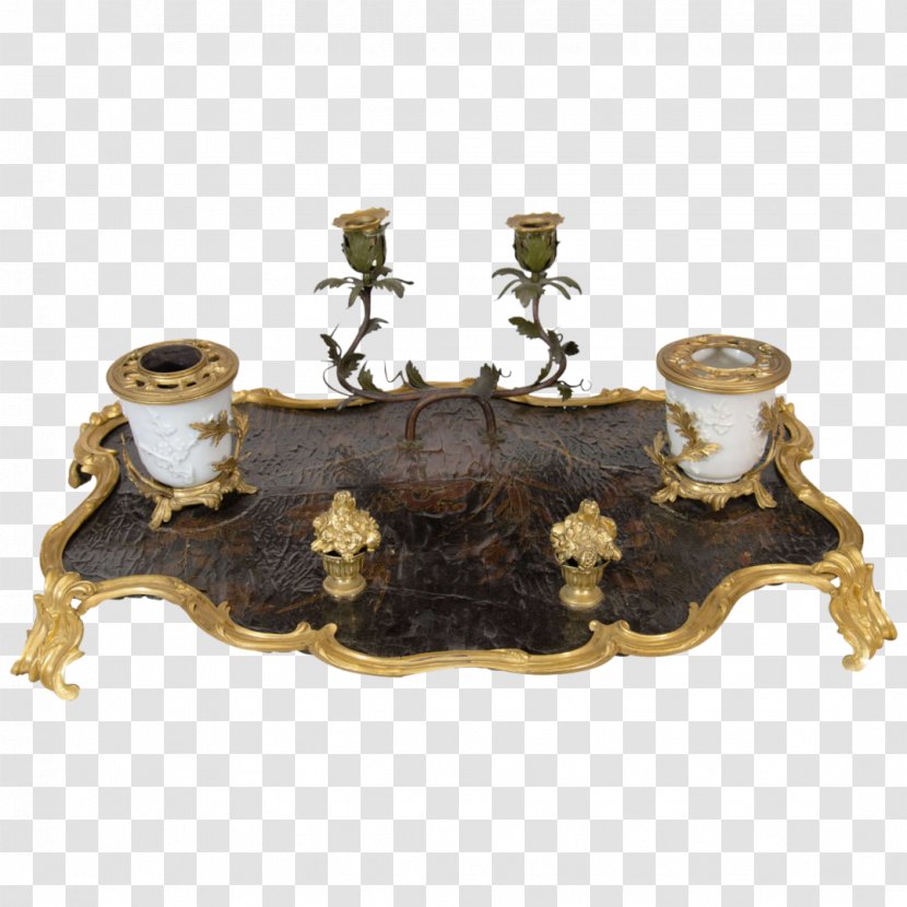 France Desk Bronze Inkwell Lacquer - Cabinetry - Chinoiserie Transparent PNG
