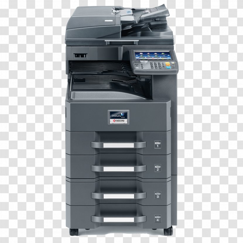 Multi-function Printer Kyocera Document Solutions Printing - Electronic Device - Machine Transparent PNG