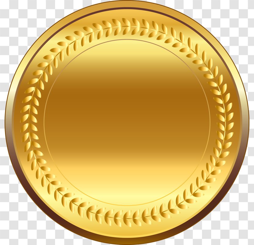 Gold Medal Silver Bronze - Coin - Realistic Transparent PNG