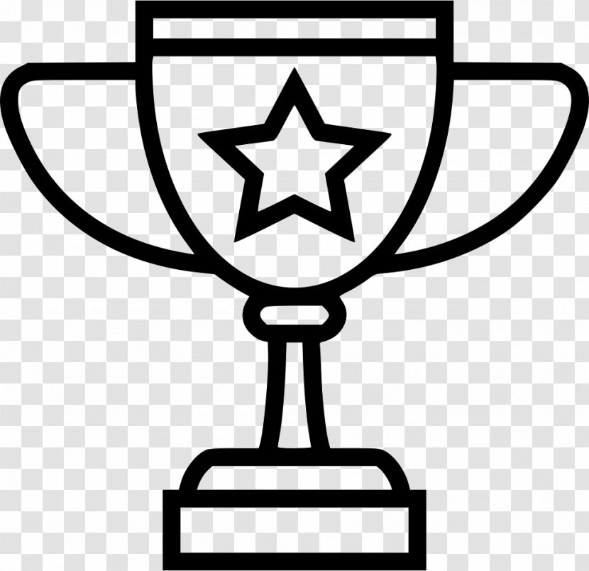 Award - Line Art - Black And White Transparent PNG