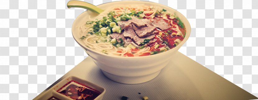Beef Noodle Soup Lanzhou Pot Roast - Flower - The Noodles On Table Legs Transparent PNG