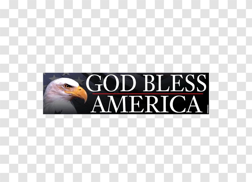 Banner Logo Brand Flag Decal - Bald Eagle - God Bless The Child Transparent PNG