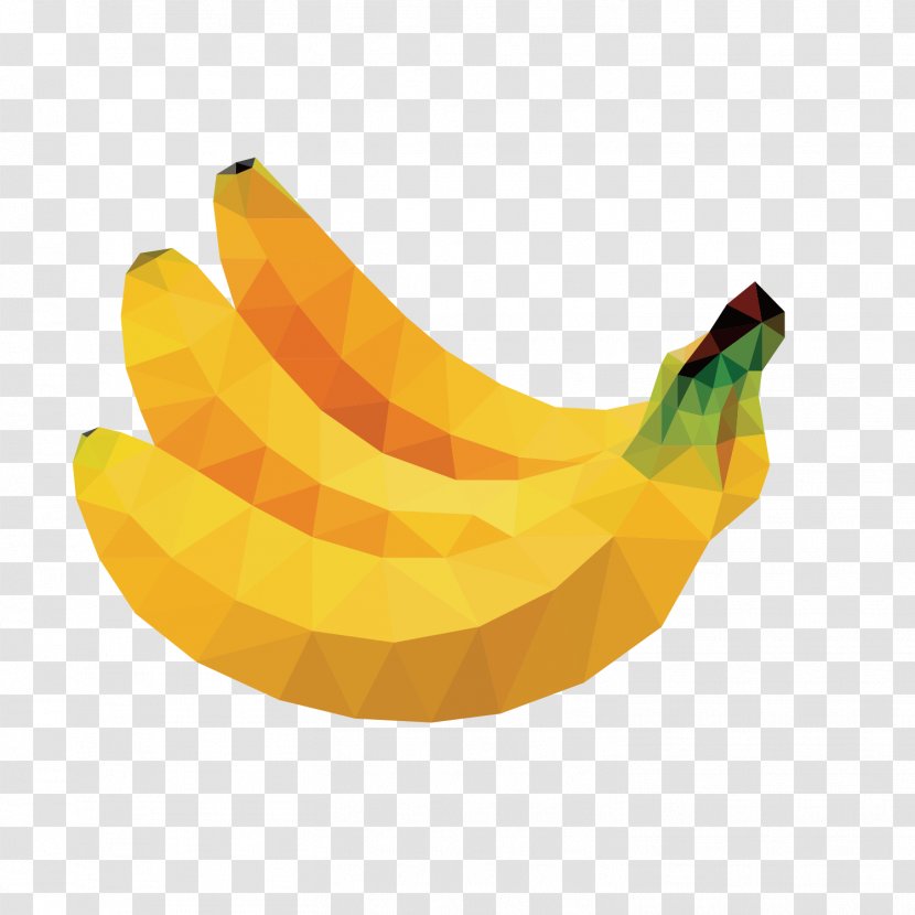 Banana Powder Organic Food Fruit Ripening - Pineapple - Polygon Yellow Vector Transparent PNG