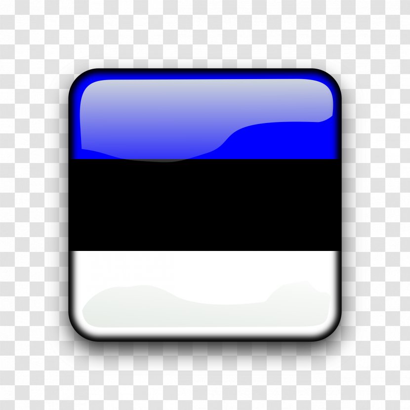 Web Button Clip Art - Flag - ESTONIA Transparent PNG