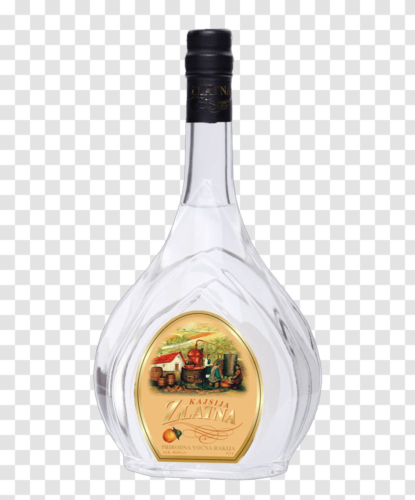 Liqueur VINOTEKA VINTESA / CROATIA WINE Rakia Quince Gold - Glass Bottle - Brandy Transparent PNG