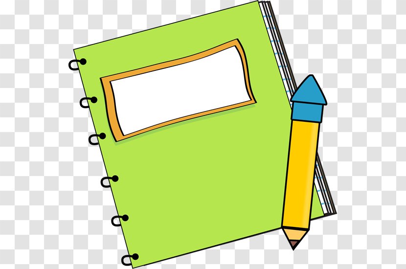 Paper Notebook Pencil Clip Art - Yellow - Transparent Cliparts Transparent PNG