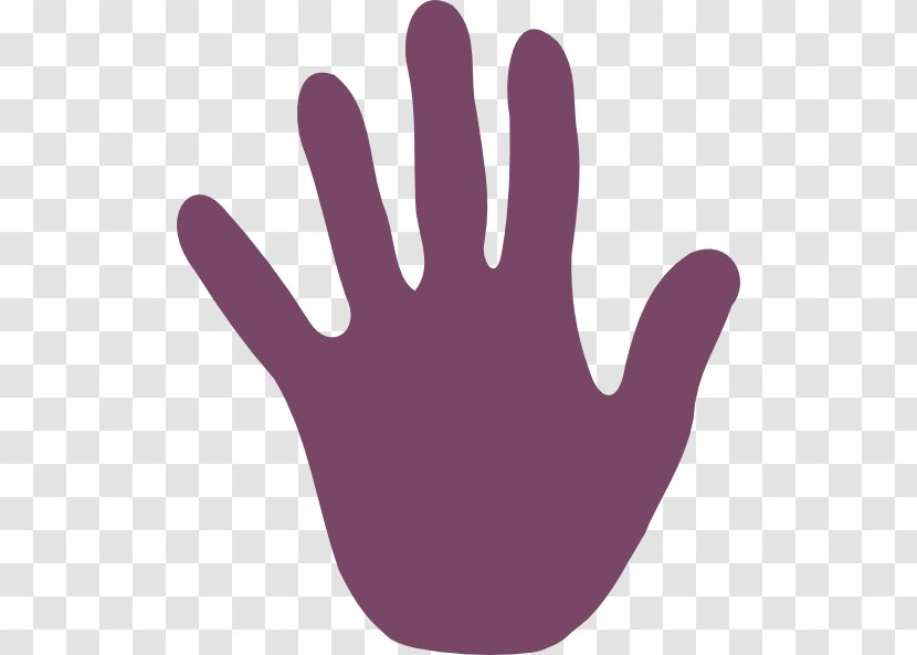 Hand Model Finger Violet Purple - Plum Vector Transparent PNG