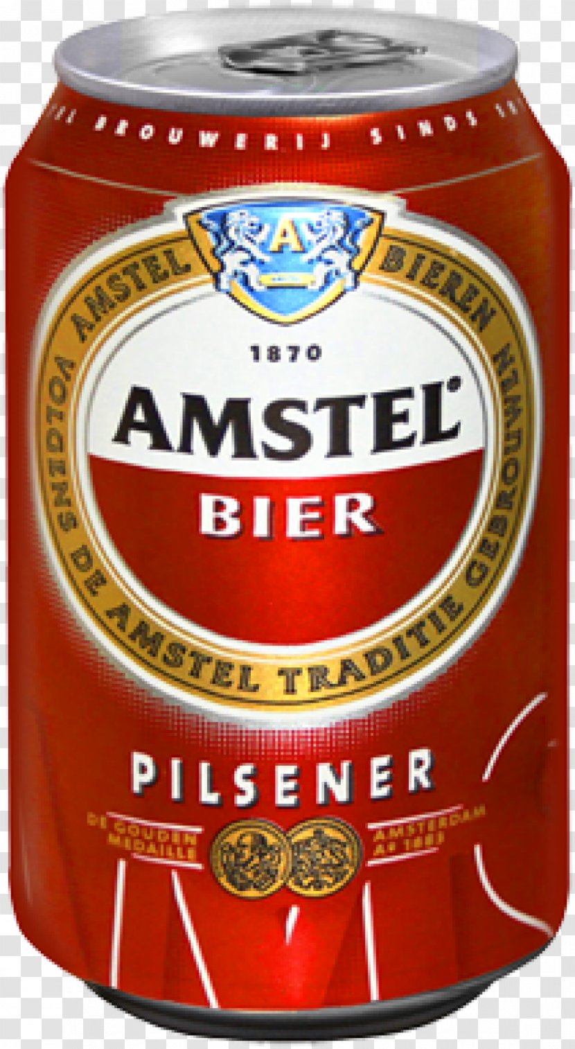 Beer Amstel Tin Can Heineken International Pilsner - Alcoholic Drink Transparent PNG