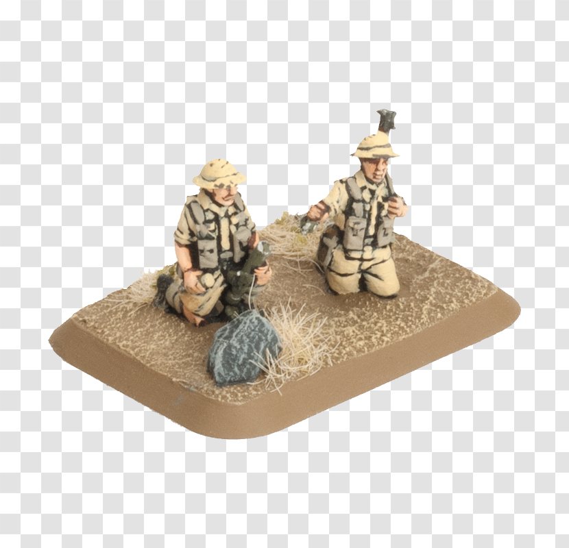 Infantry Armoured Fist Plastic Platoon Figurine - Watercolor - Second Battle Of El Alamein Transparent PNG