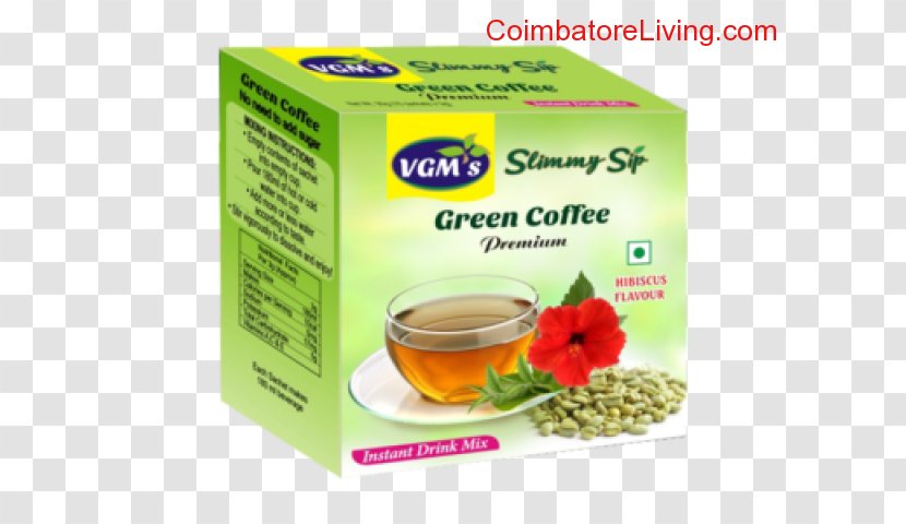 Instant Coffee Green Tea Extract - Herbal For Weight Loss Transparent PNG