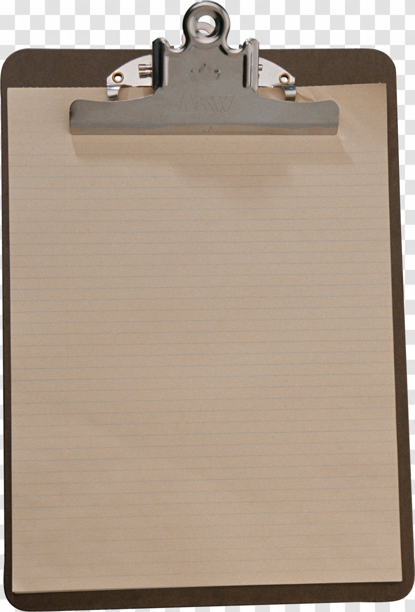 Clipboard Tablet Computers Document Information - Notebook Paper Transparent PNG