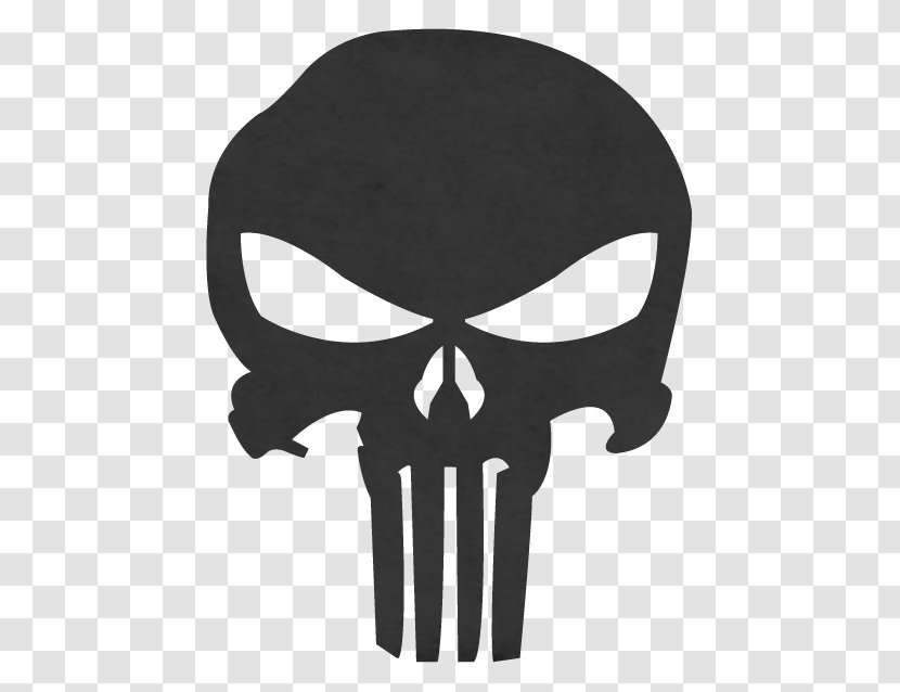 Punisher Decal Sticker Red Skull Human Symbolism - Logo Transparent PNG