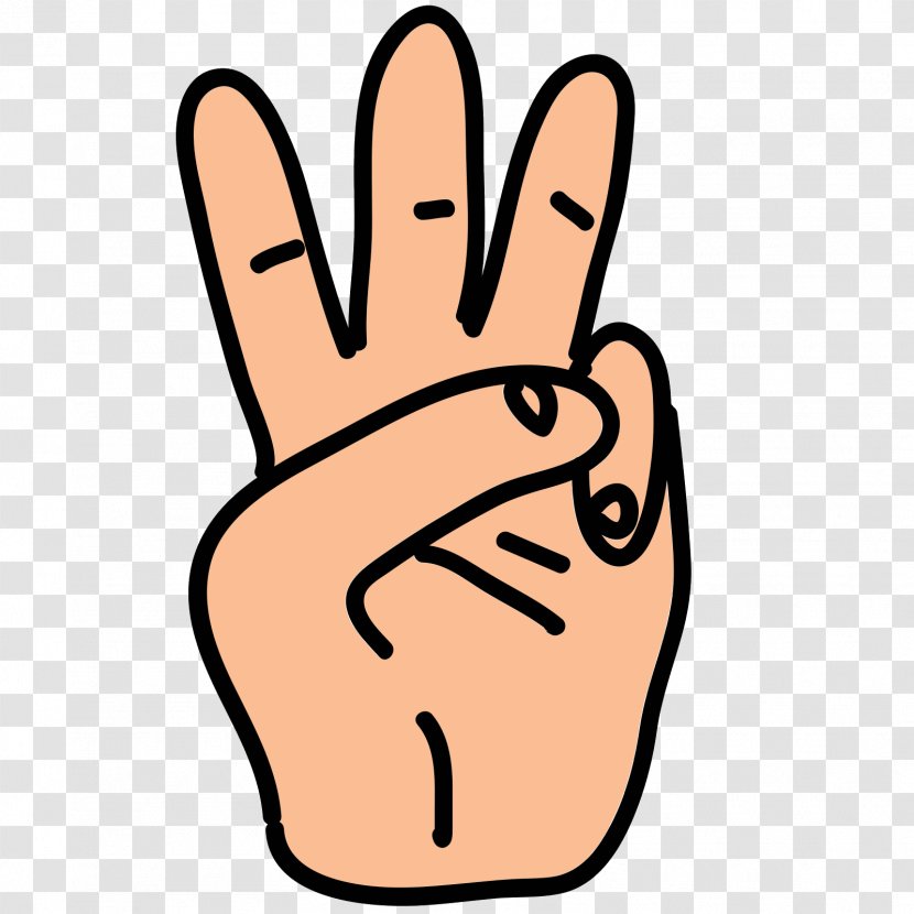 Index Finger Clip Art Image - Sign Language - Hand Transparent PNG