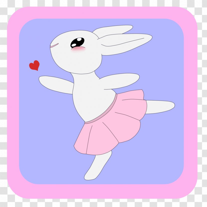 Rabbit Hare Easter Bunny Clip Art - Petal Transparent PNG