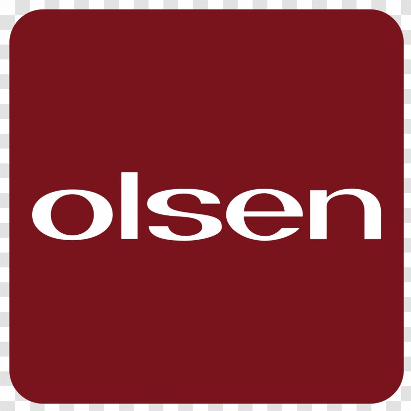 Logo Europe Olsen Brand Clothing - Maroon Transparent PNG