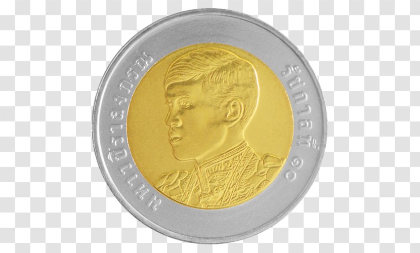 The Treasury Department Government Of Thailand Chakri Dynasty Ministry Finance Ten-baht Coin - Bronze Medal Transparent PNG