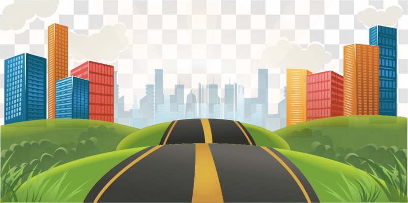 Cities: Skylines Road Highway - Cities - Vector Transparent PNG