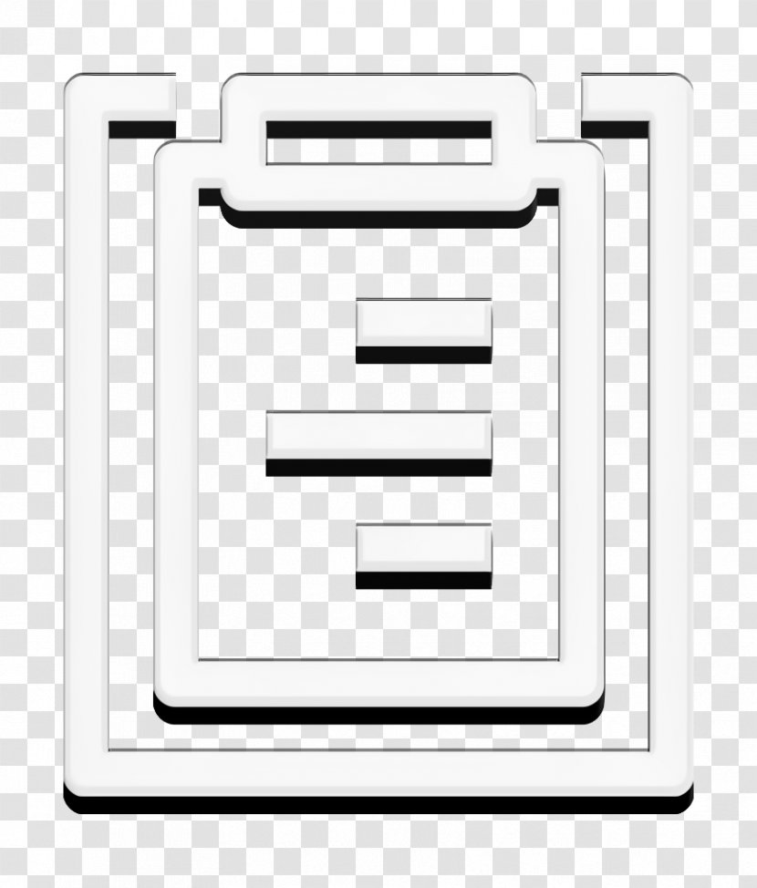 App Icon Clipboard Essential - Rectangle Ui Transparent PNG