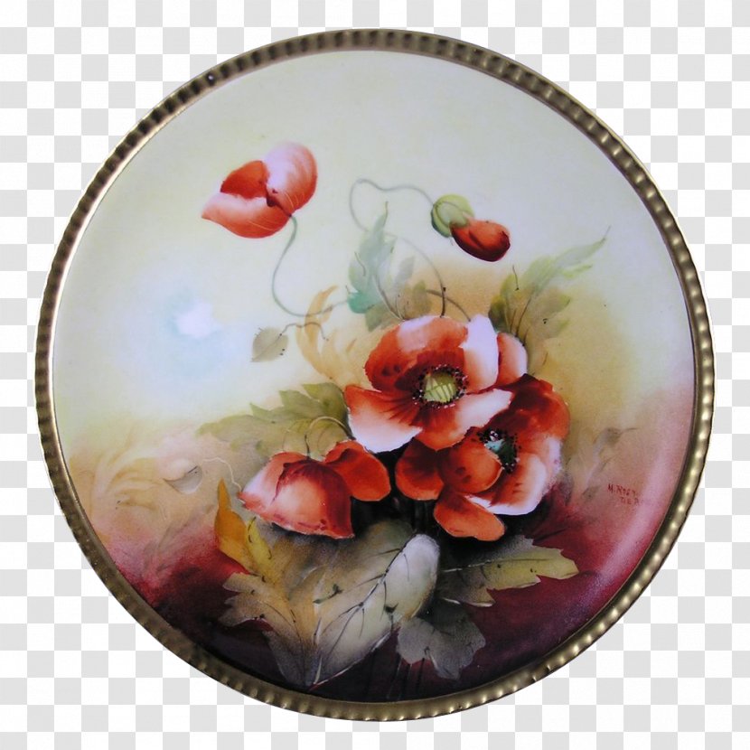 Porcelain Vase Flower - Limoges China Plates Transparent PNG