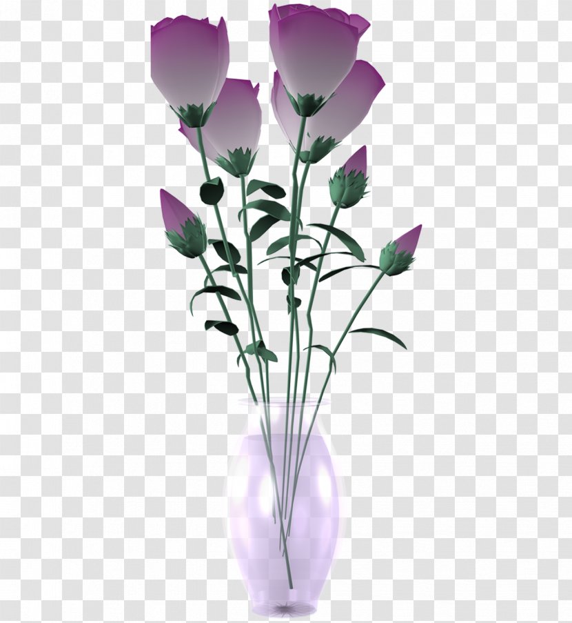 Vase Flower Bottle - Plant - Eustoma Plug Transparent PNG