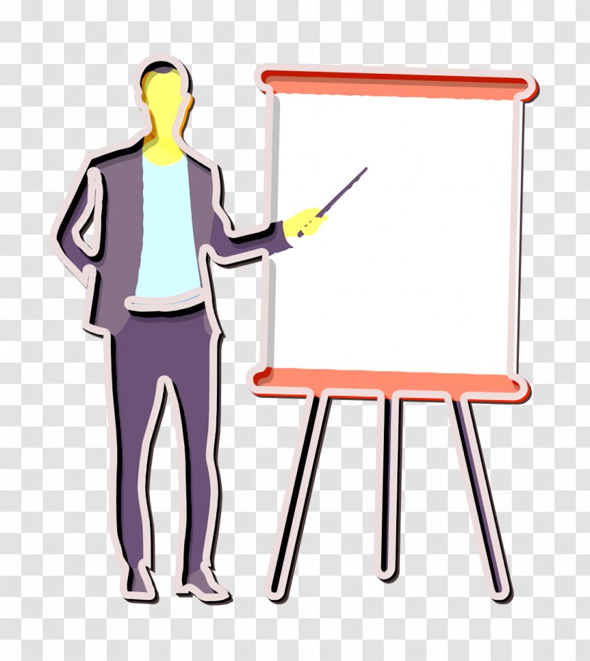 Human Resources Icon Presentation Teacher - Chair Table Transparent PNG