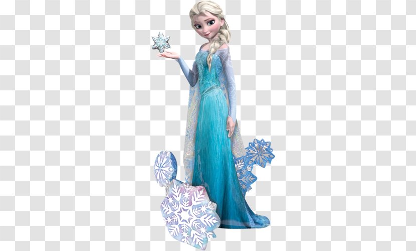 Elsa Anna Balloon Olaf Birthday - Figurine Transparent PNG