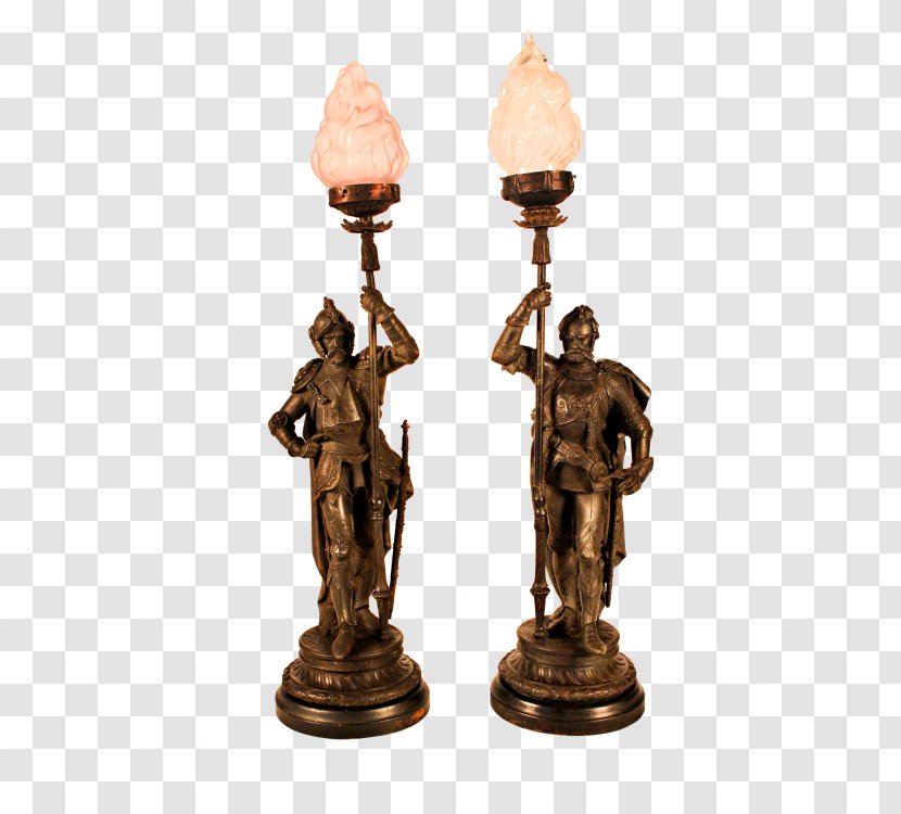 Bronze Sculpture Brass Antique - Victorian Glass Lamps Transparent PNG