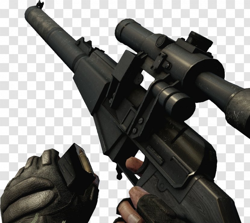 Battlefield: Bad Company 2: Vietnam VSS Vintorez Telescopic Sight Weapon Firearm - Cartoon - Battlefield Transparent PNG