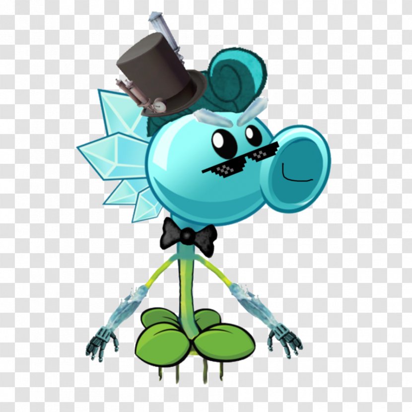 Plants Vs. Zombies 2: It's About Time Snow Pea Heroes Peashooter - Tree Transparent PNG