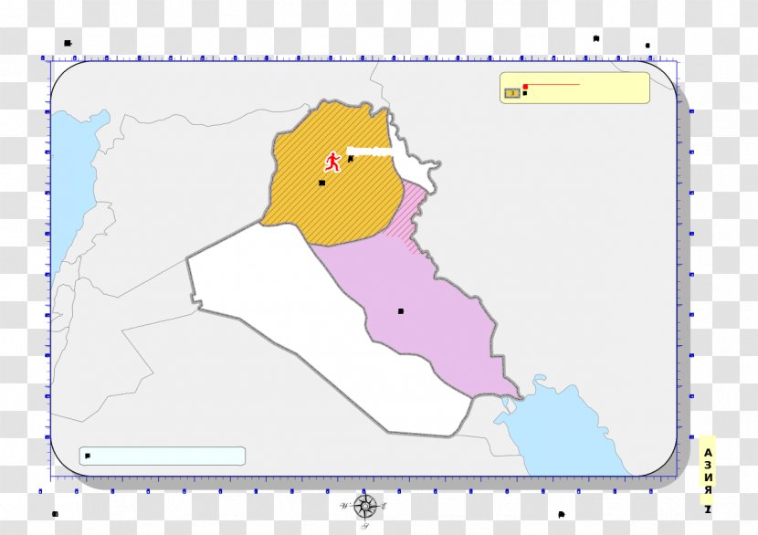 Dhi Qar Governorate Baghdad Halabja Nineveh Kirkuk - Map - Iraq Transparent PNG