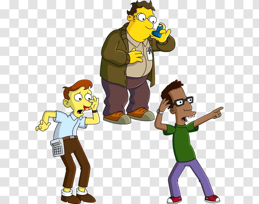 The Simpsons: Tapped Out Bart Simpson Homer Nerd Television - Vertebrate Transparent PNG