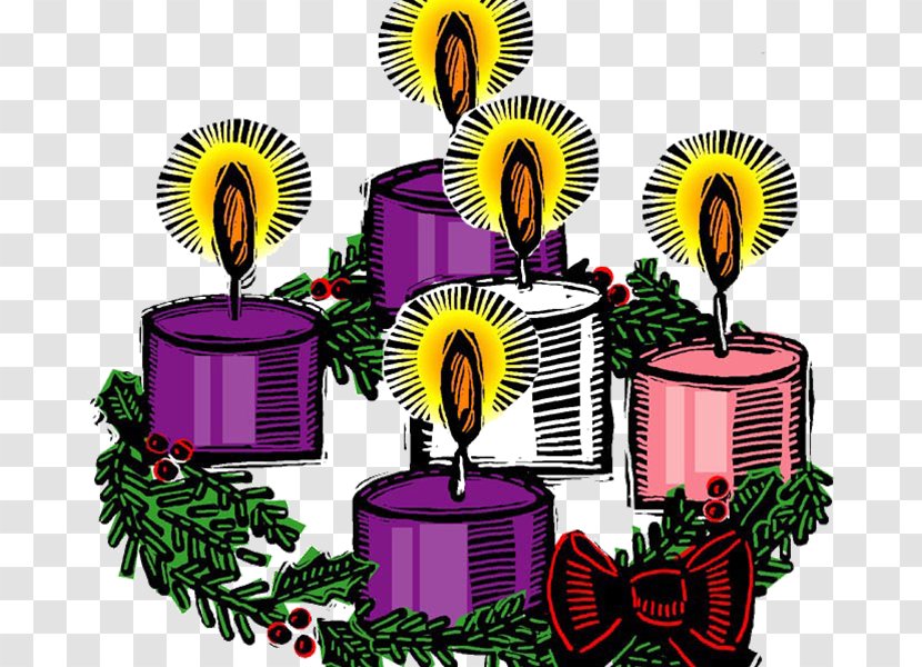 Christmas Graphics Advent Wreath Clip Art Candle Sunday - Cross Transparent PNG